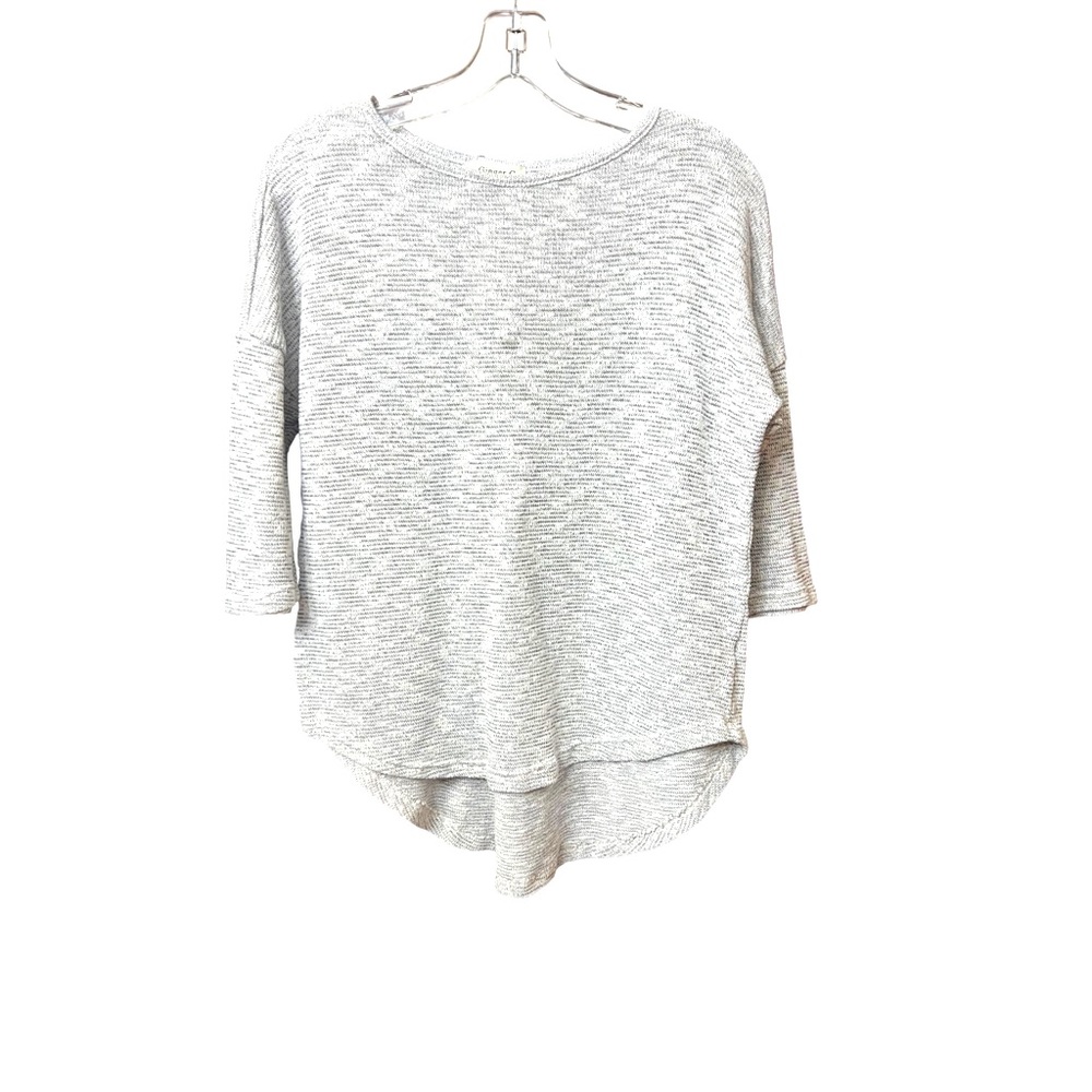 Ginger G gray 3/4 sleeves size small high low top
